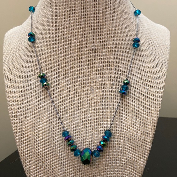 Multicolored Beaded Necklace - Picture 2 of 6